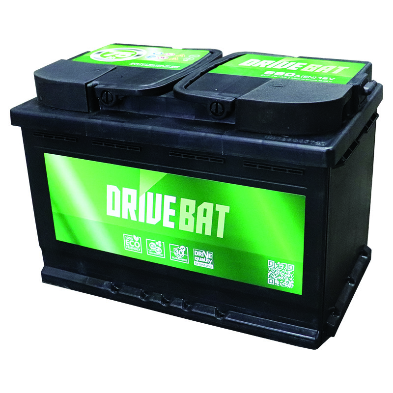 Акумулятор автомобільний DRIVEBAT 6СТ-75 Євро